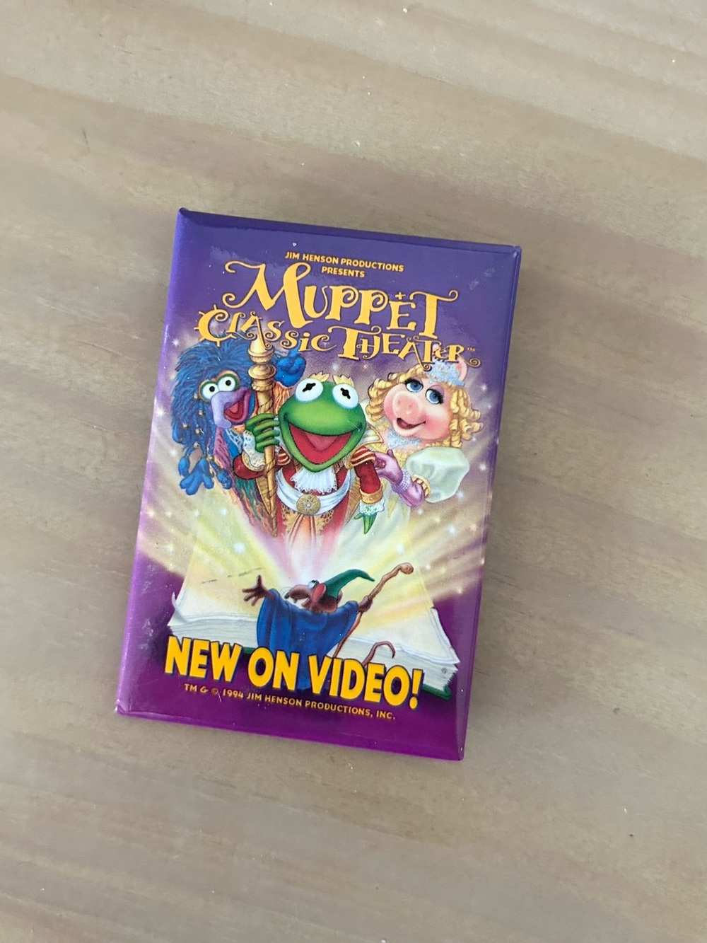 Vintage 1994 Muppet Classic Theater Promo Pin Jim Henson Productions